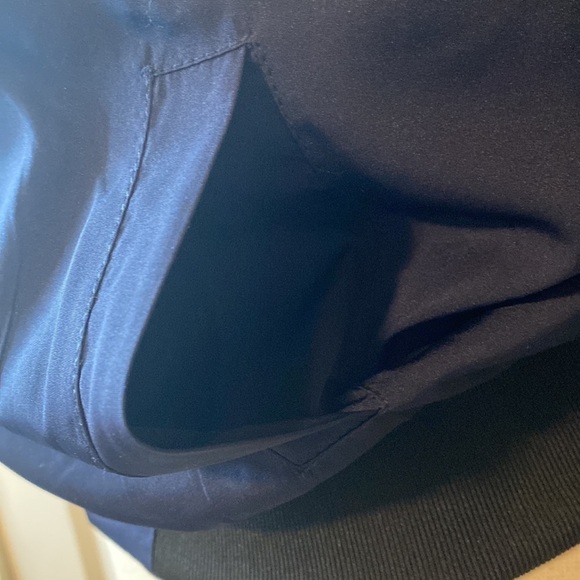 Casting LA Patched Zip Up Jacket Navy Blue Size Small in Like New Condition - Picture 4 of 10